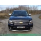 Защита переднего бампера овальная 75х42 мм ТСС для Chevrolet Tahoe 2006-2014