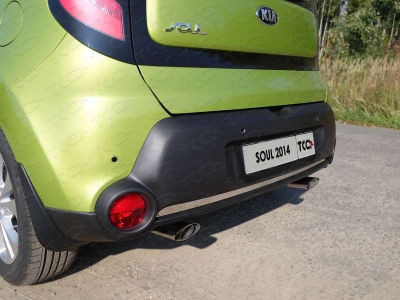 Декоративный глушитель 120-60 мм ТСС для Kia Soul 2014-2021
