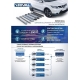 Пороги алюминиевые Rival Black для Haval F7/F7x 2019-2021