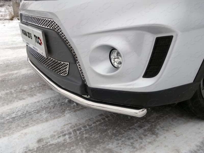 Защита переднего бампера 42 мм ТСС для Suzuki Vitara 2015-2021