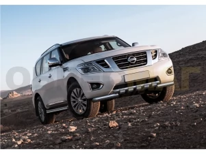 Защита штатных порогов 42 мм для Nissan Patrol № R.4114.006
