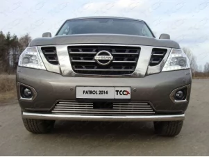 Защита переднего бампера 76 мм для Nissan Patrol № NISPATR14-02